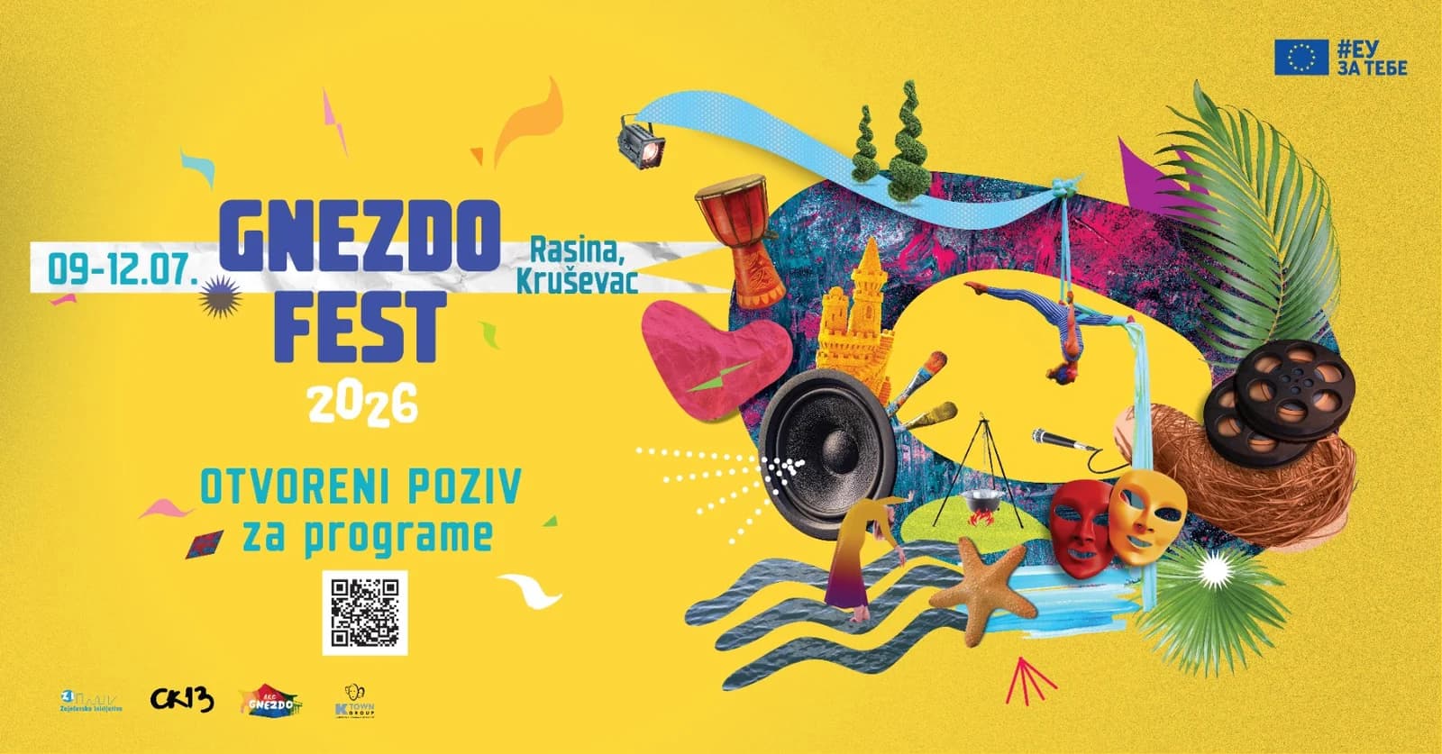 Otvoren poziv za programe GNEZDO FEST 2026