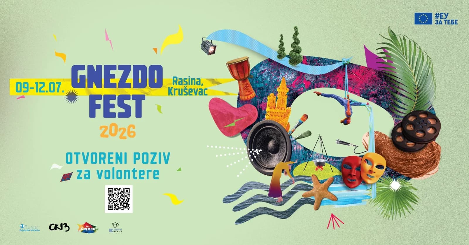 Otvoren poziv za volontere GNEZDO FEST-a 2026.