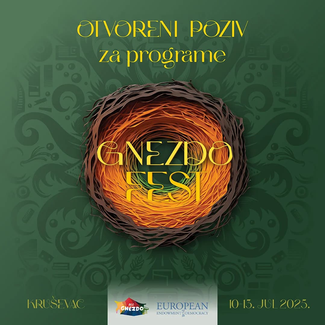 OPEN CALL FOR GNEZDO FEST 2025 PROGRAMS