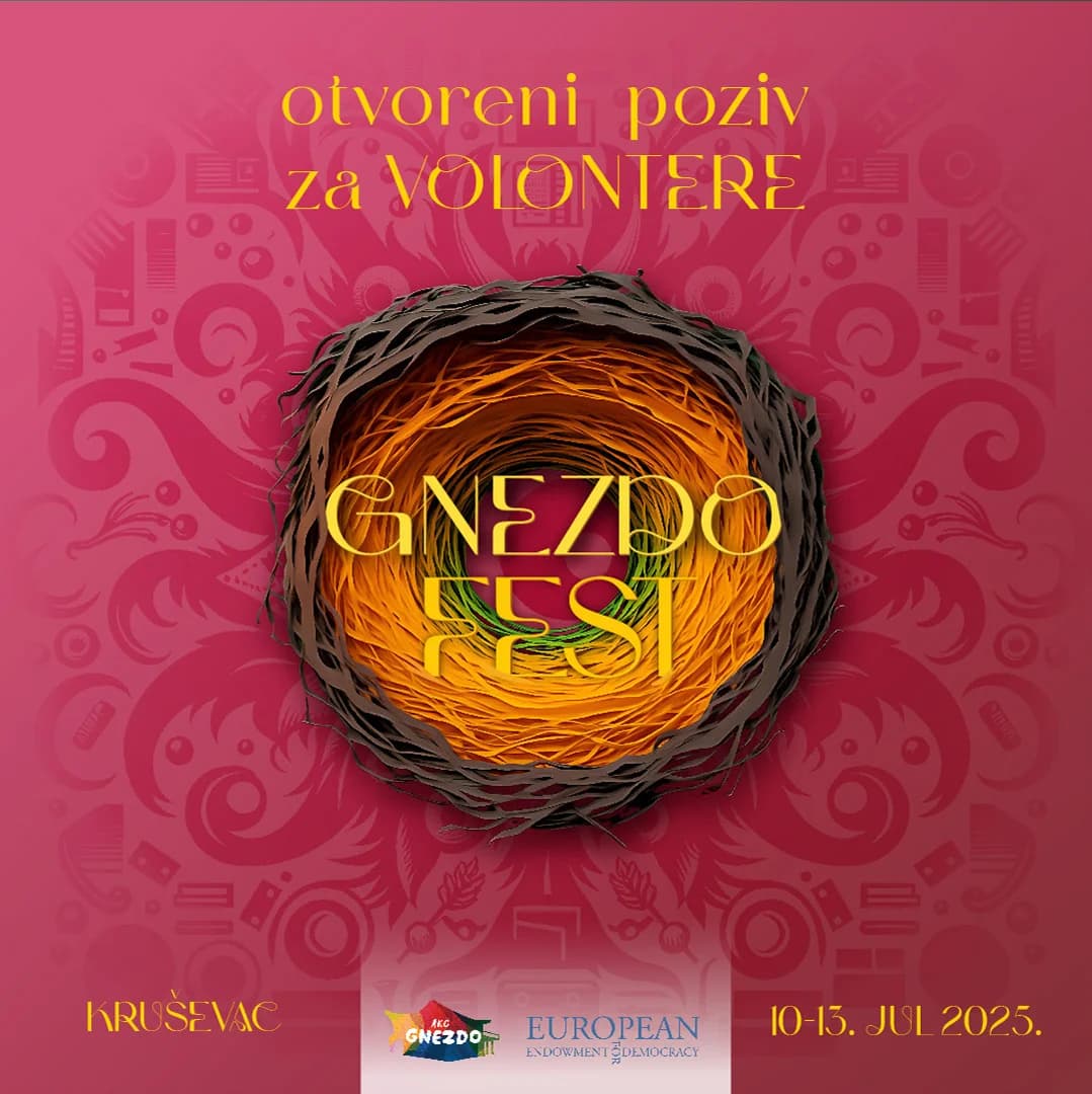 OPEN CALL FOR LOCAL VOLUNTEERS – GNEZDO FEST 2025
