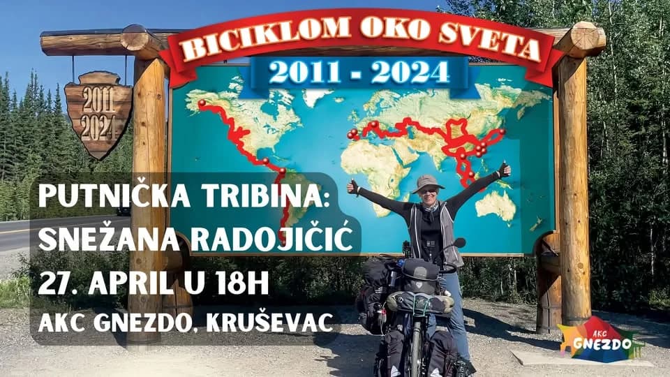Travel lecture: Snežana Radojičić (Ciklonomad)
