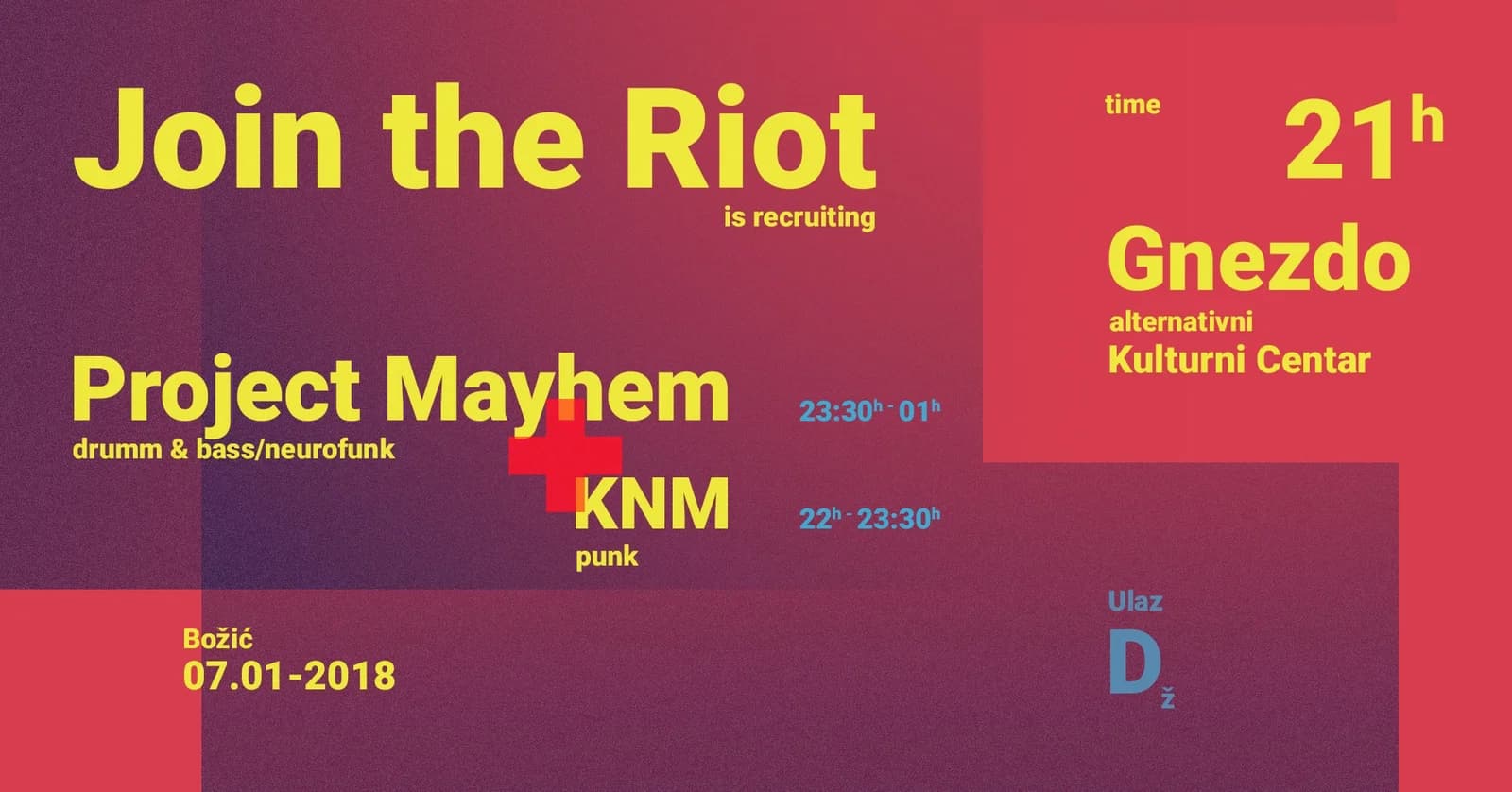 JOIN TH RIOT - KENI NIJE MRTAV, PROJECT MAYHEM