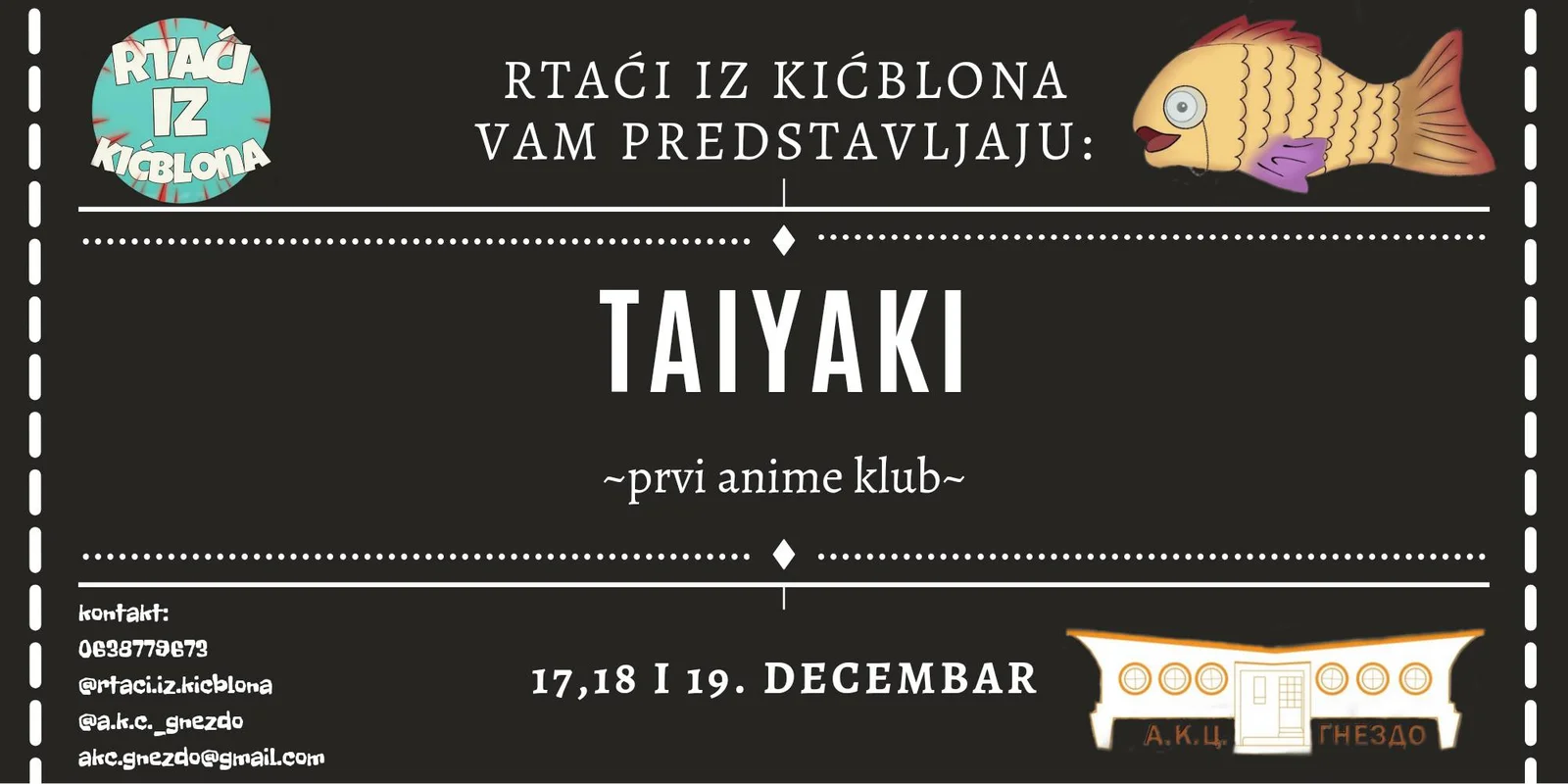 Founding of the Anime Club “Taiyaki”