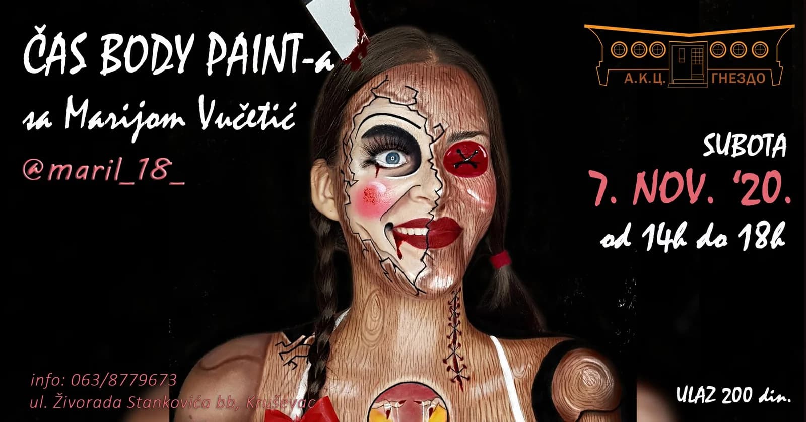 BODY PAINT BY MARIJA VUČETIĆ