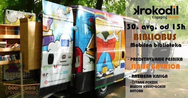 KROKODILOVA MOBILNA BIBLIOTEKA BIBLIOBUS