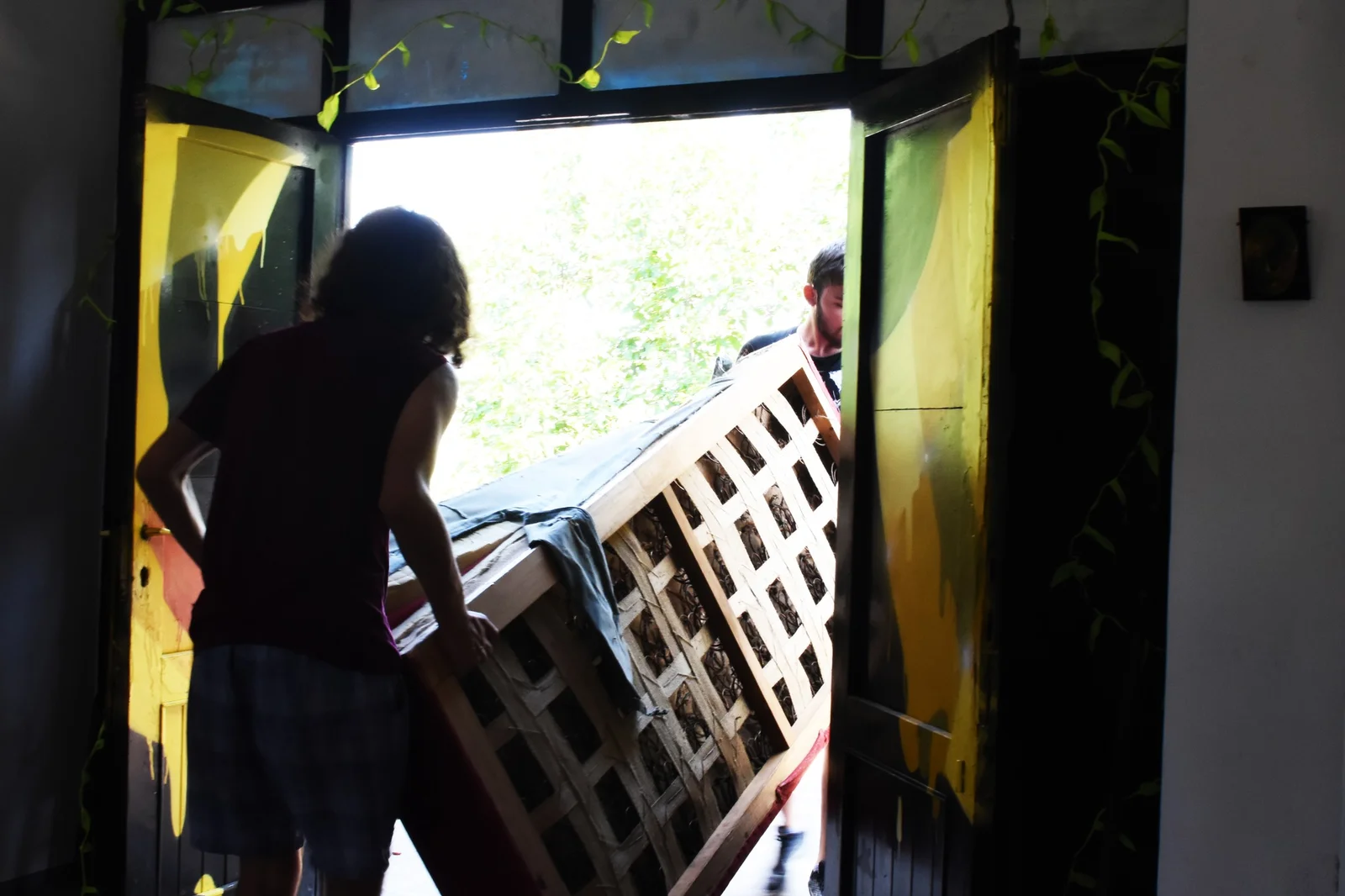 Preparing the AKC Gnezdo space for the arrival of volunteers