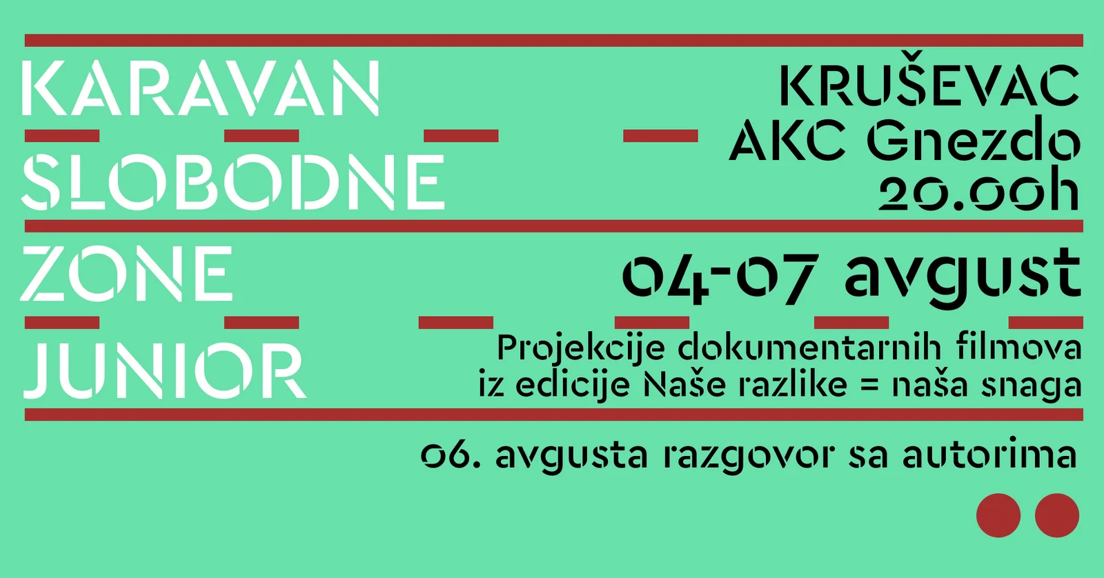 KARAVAN SLOBODNE ZONE JUNIOR