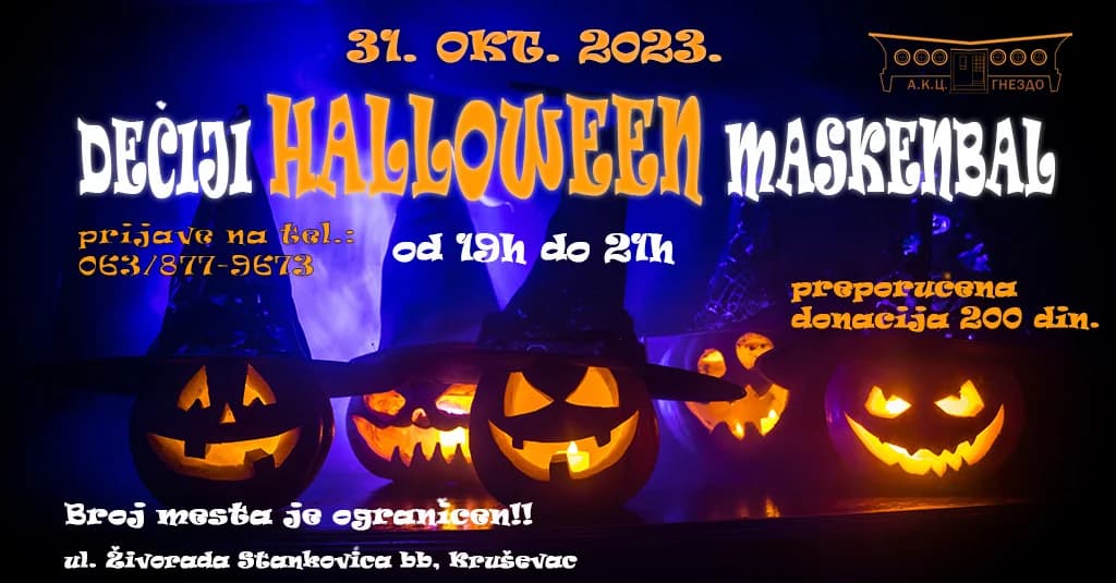Children’s Halloween costume party