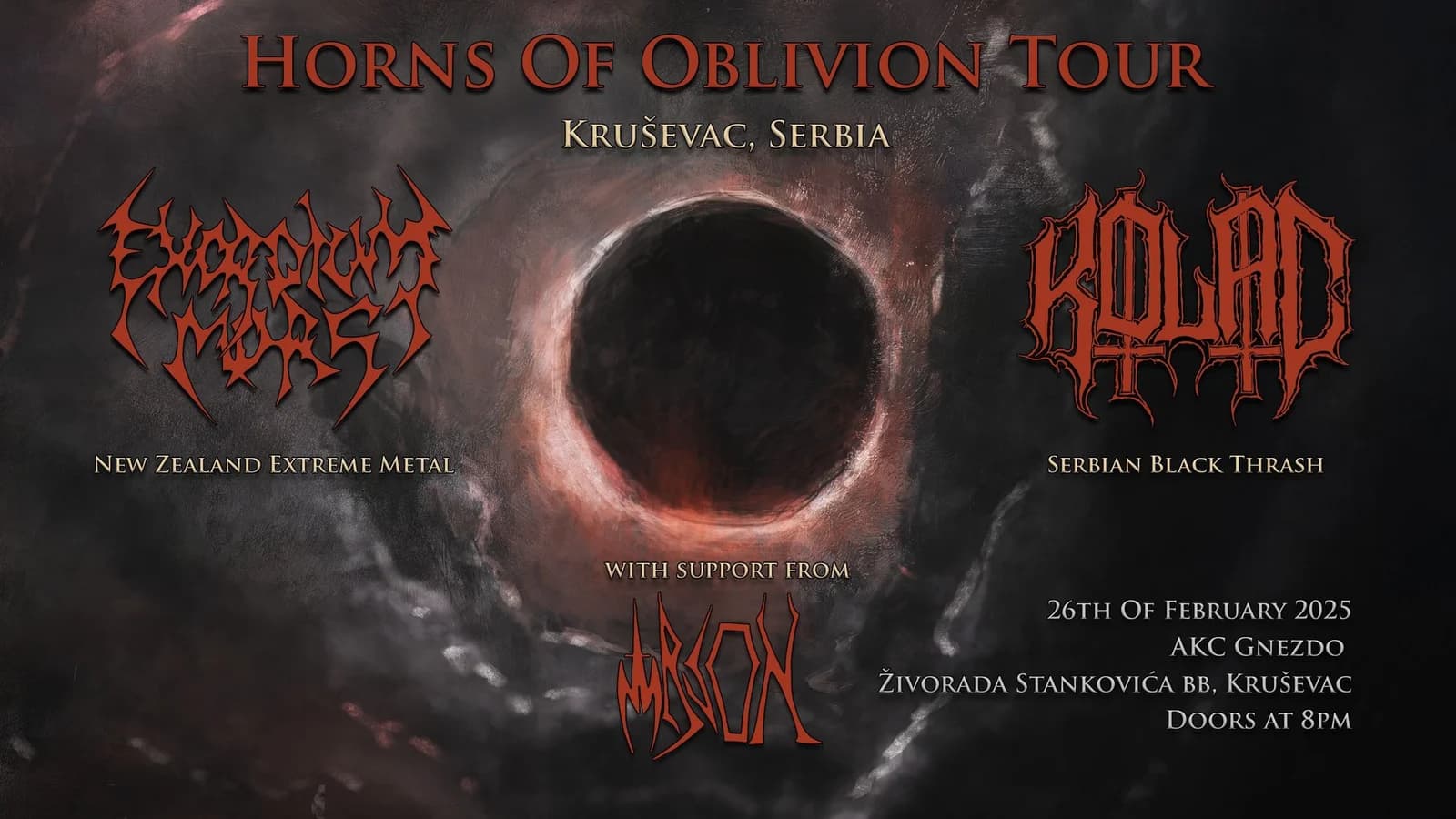 KOLAC (RS) / EXODIUM MORS (NZ) / ARSON(RS)