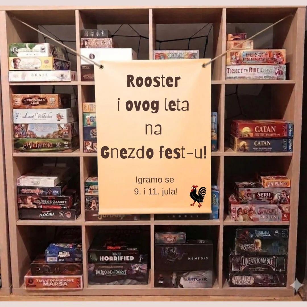 Rooster društvene igre / GNEZDO FEST