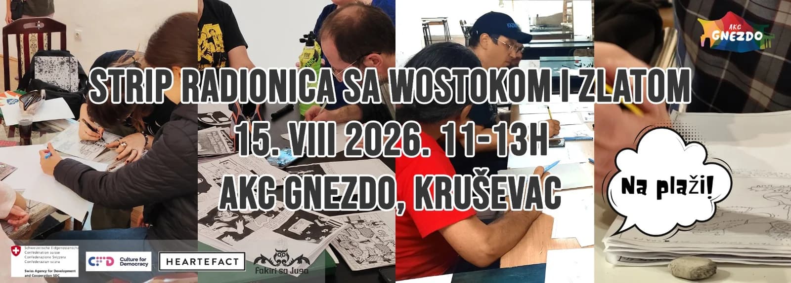Comics Workshop with Wostok and Zlata